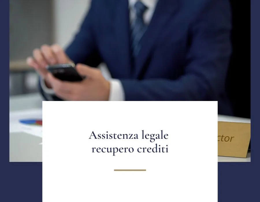 Assistenza legale pratiche di recupero crediti